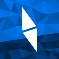 blue map logo